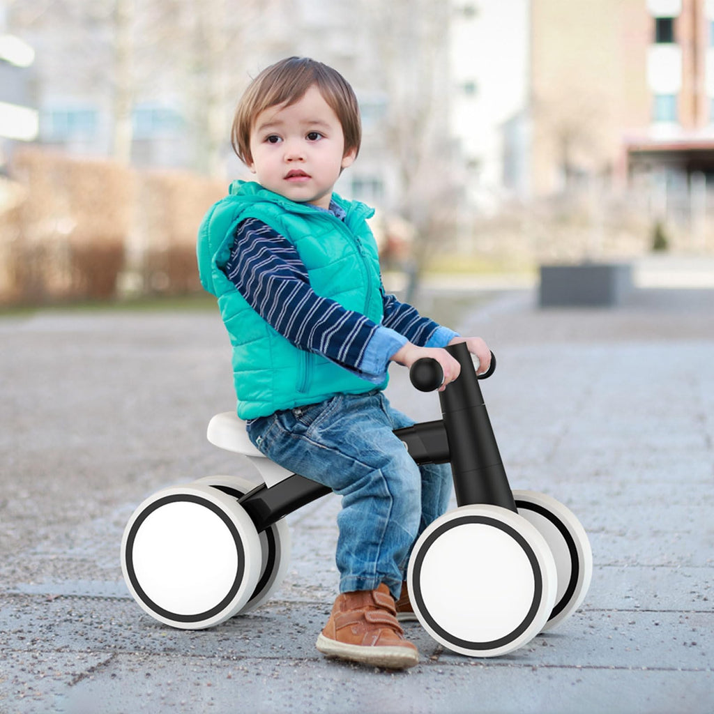 SEREED 4-Wheel Baby Balance Bike for Ages 12–24 Months