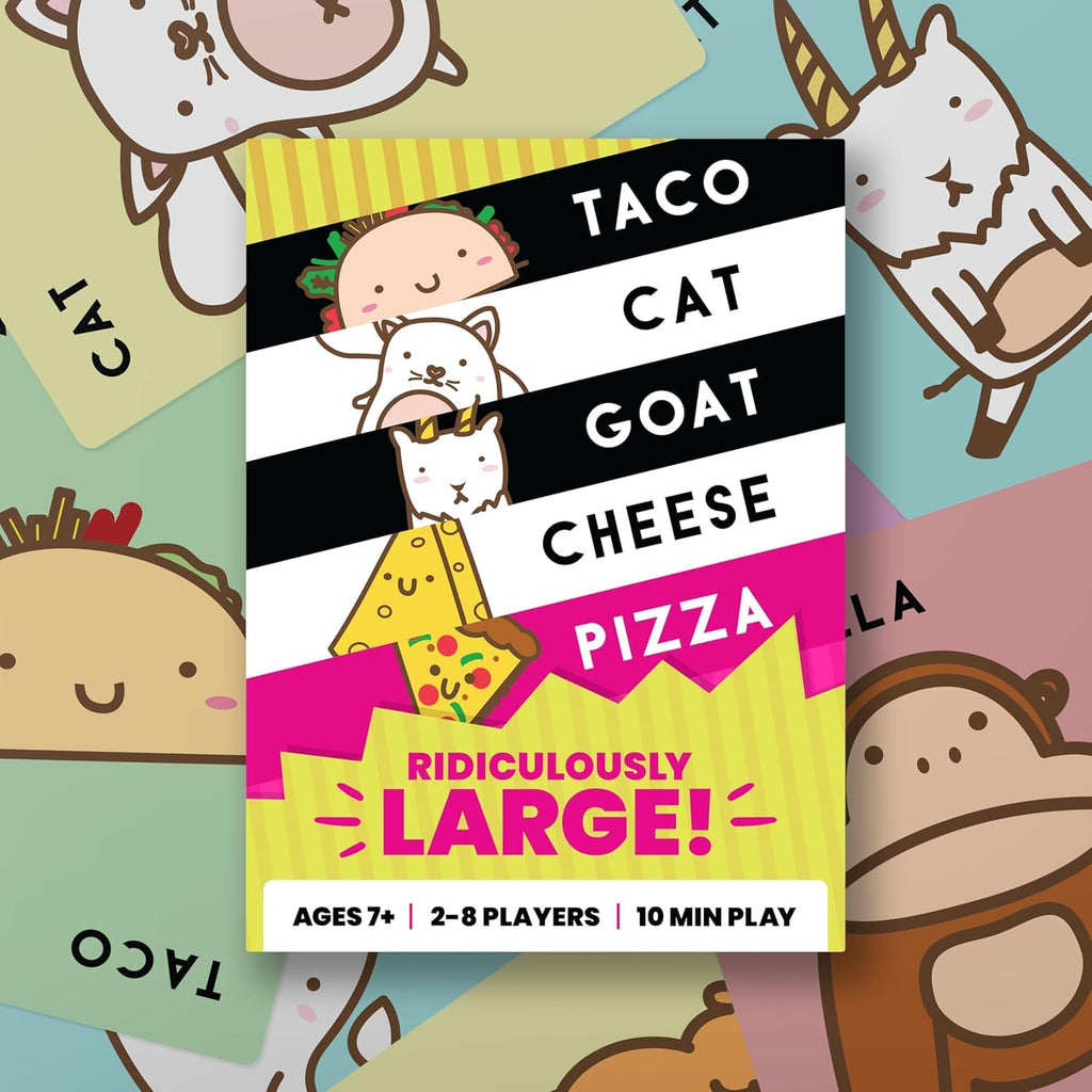Taco Cat Goat Cheese Pizza Fast-Paced Family Card Game