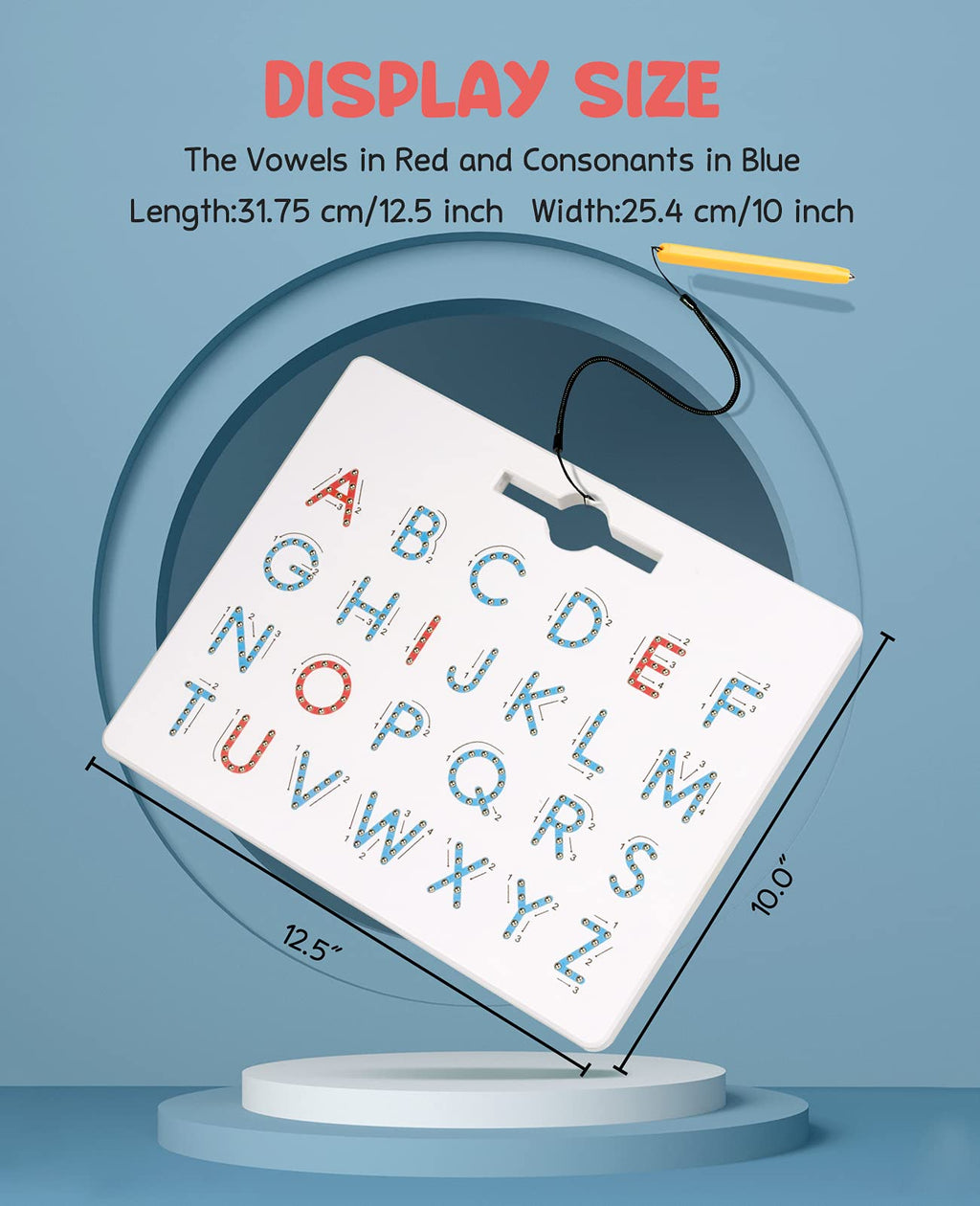 GAMENOTE Double-Sided Magnetic Learning Board