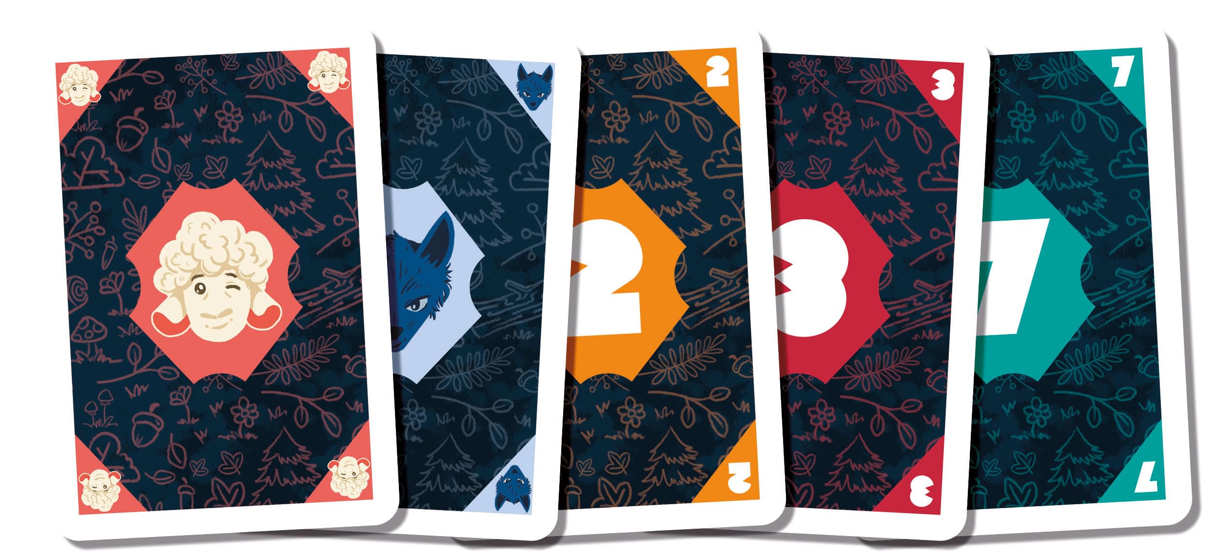 Clementoni Fidati Illustrated Bluff Card Game for 3–10 Players
