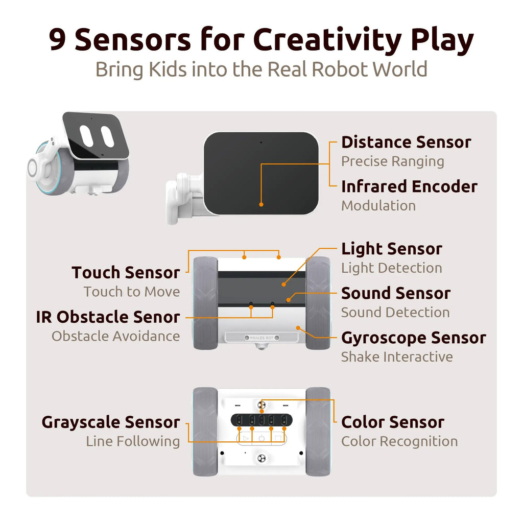 WhalesBot Pubbo Air Smart Coding Robot for Kids
