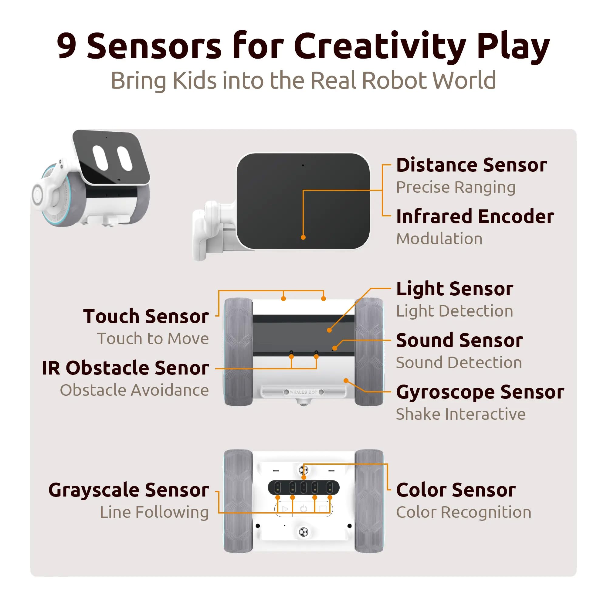 WhalesBot Pubbo Air Smart Coding Robot for Kids