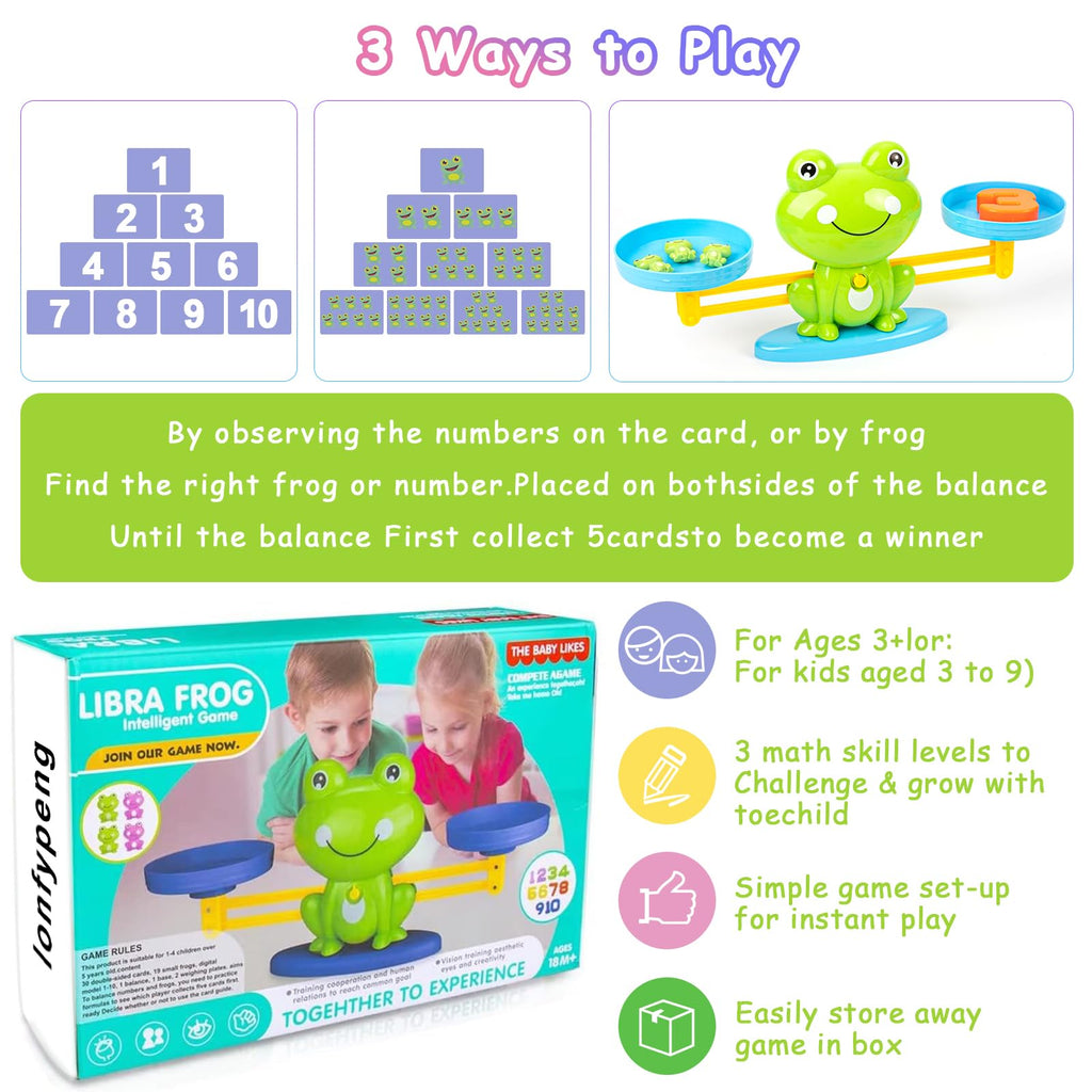 63-Piece Balance Counting Math Learning Game for Kids