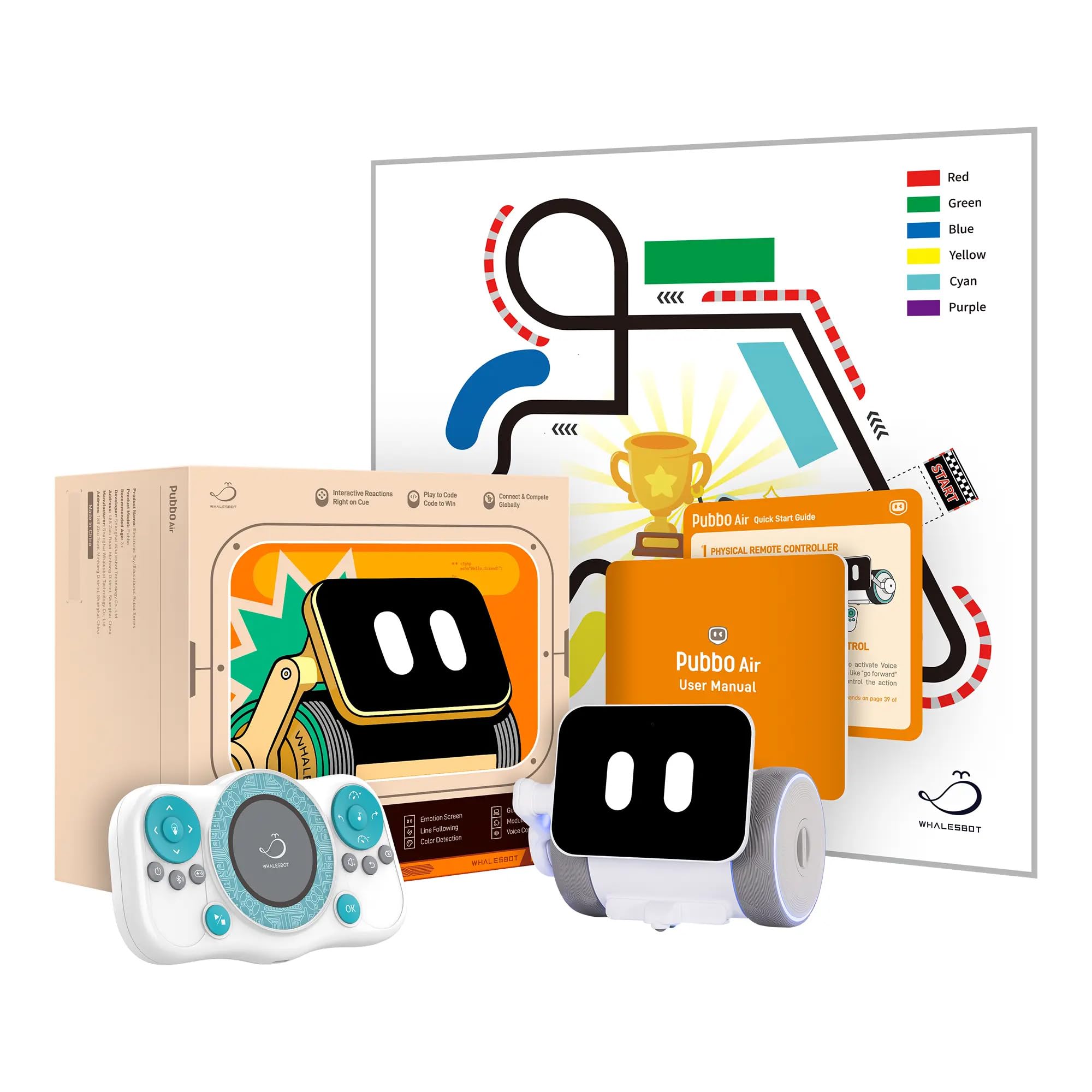WhalesBot Pubbo Air Smart Coding Robot for Kids