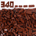 WSRYLTCH 340-Piece Masonry Wall Building Blocks Set