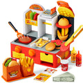 Lalalark 40-Piece Interactive Fast Food Restaurant Playset