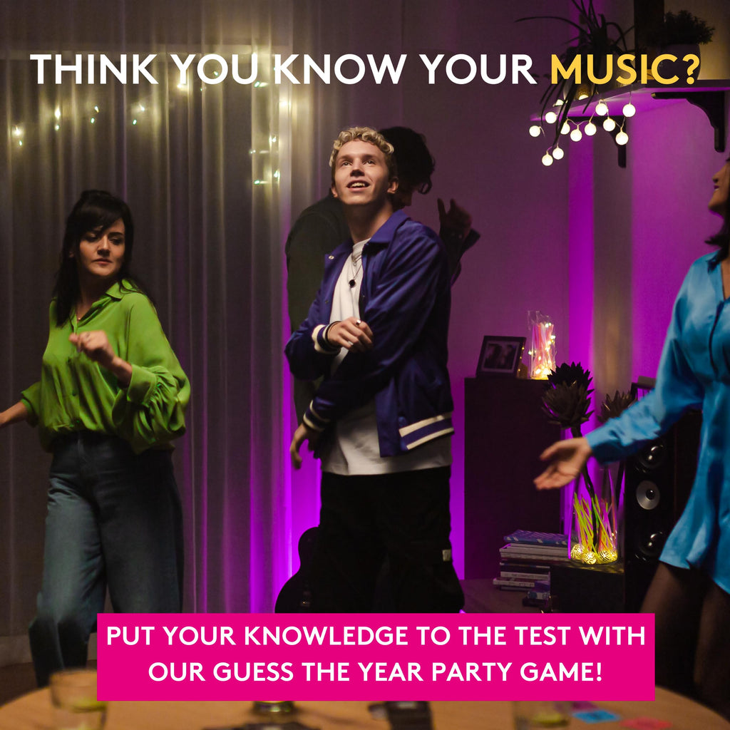 Jumbo Hitster Music Party Quiz Card Game for 2–10 Players
