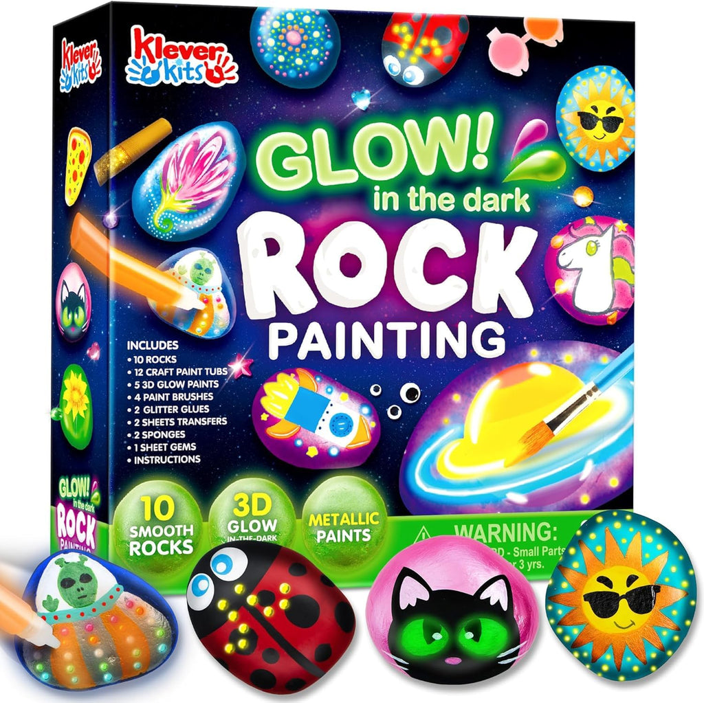 JOYIN Rock Painting Arts & Crafts Kit for Kids