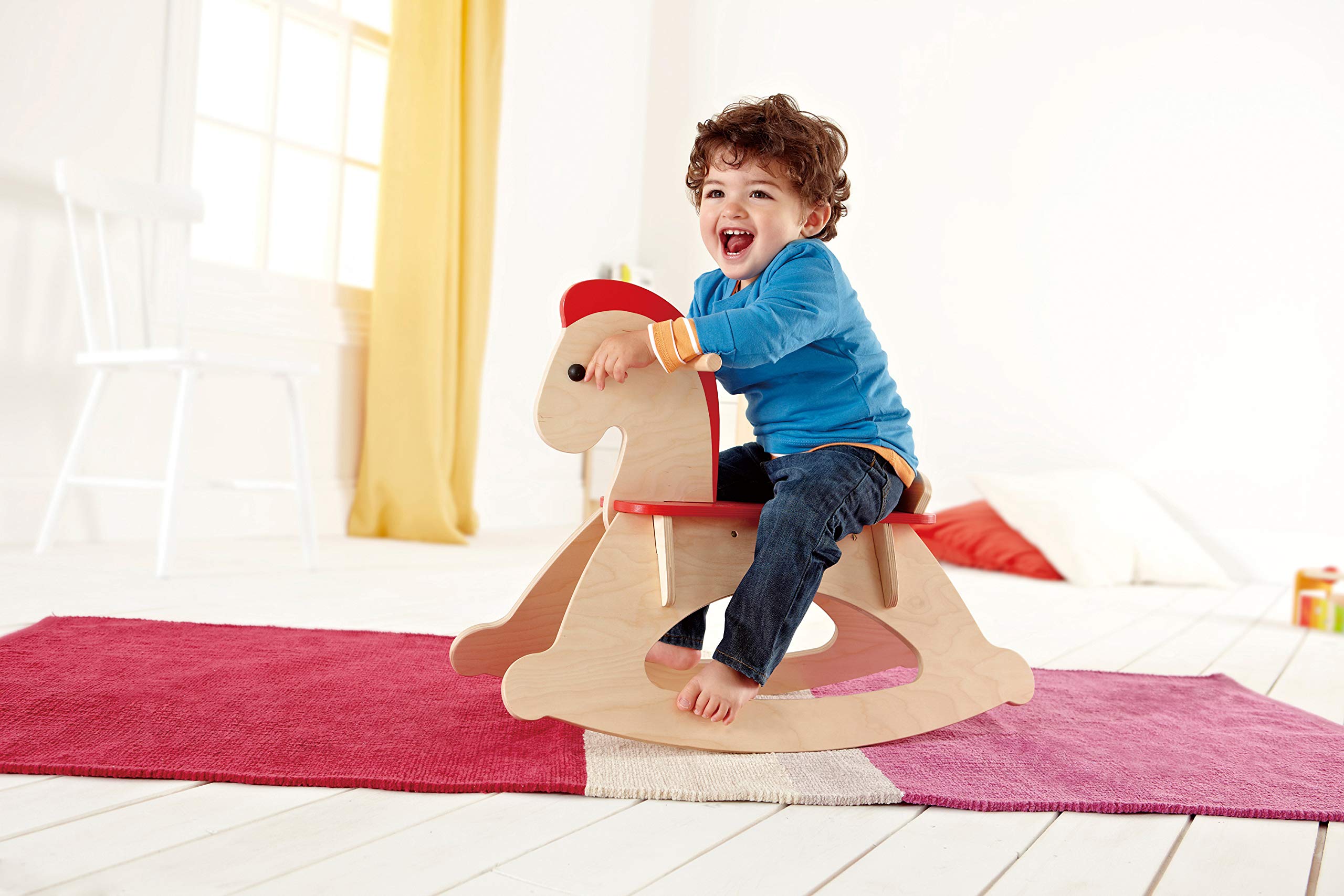 Hape Rock & Ride Wooden Rocking Horse for Toddlers