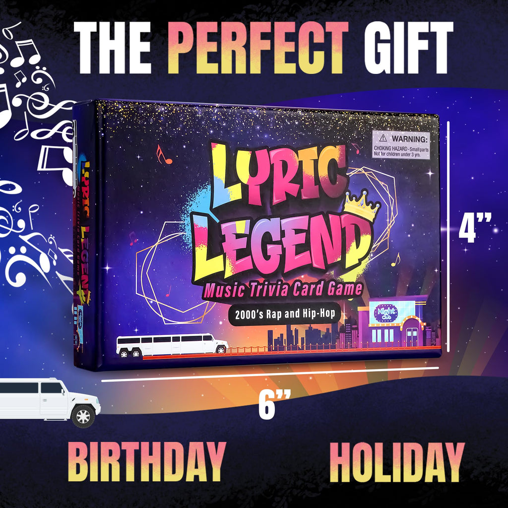 Game That Song: Lyric Legend Music Party Card Game