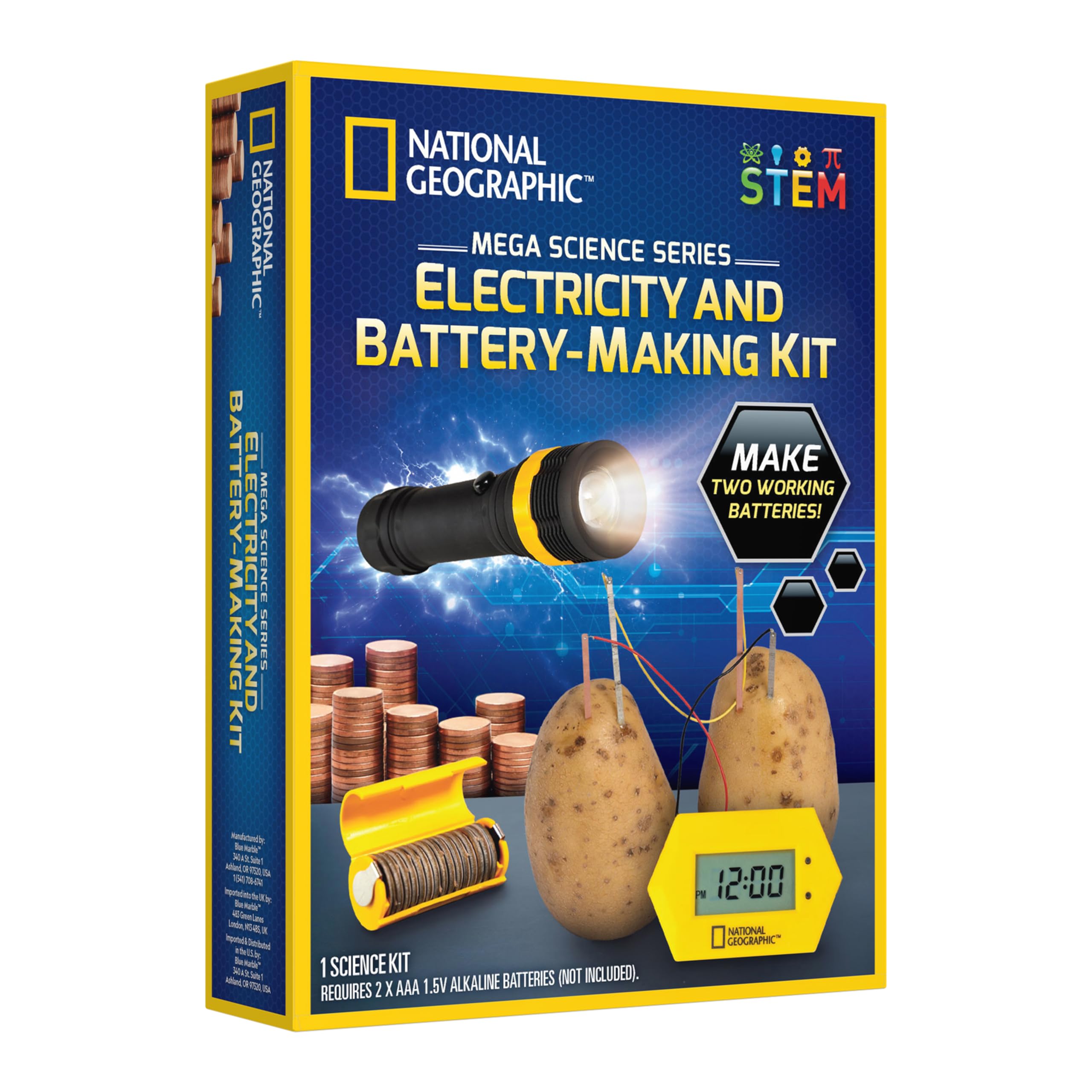 National Geographic Mega Science Experiment Kit for Kids
