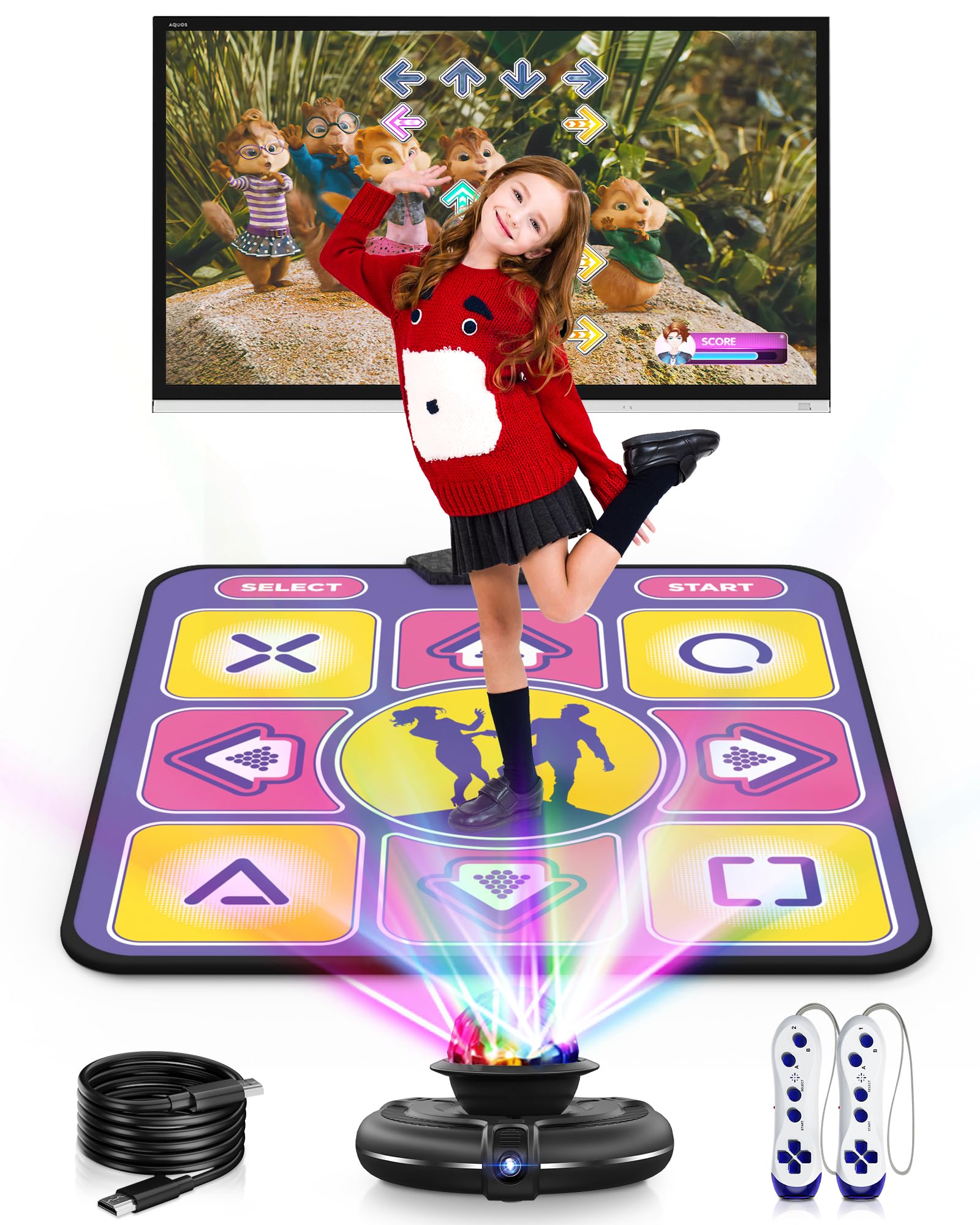 Acelufly Electronic TV Dance Mat with HD Camera
