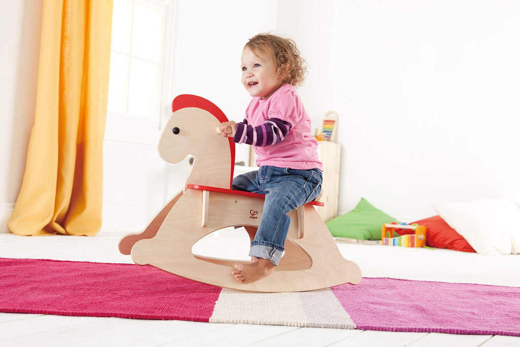 Hape Rock & Ride Wooden Rocking Horse for Toddlers