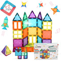 Cossy Magnetic Building Tiles Set for Creative STEM Play
