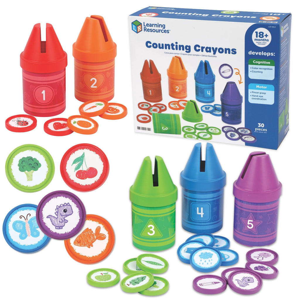 Learning Resources Counting Crayons Math Activity Set
