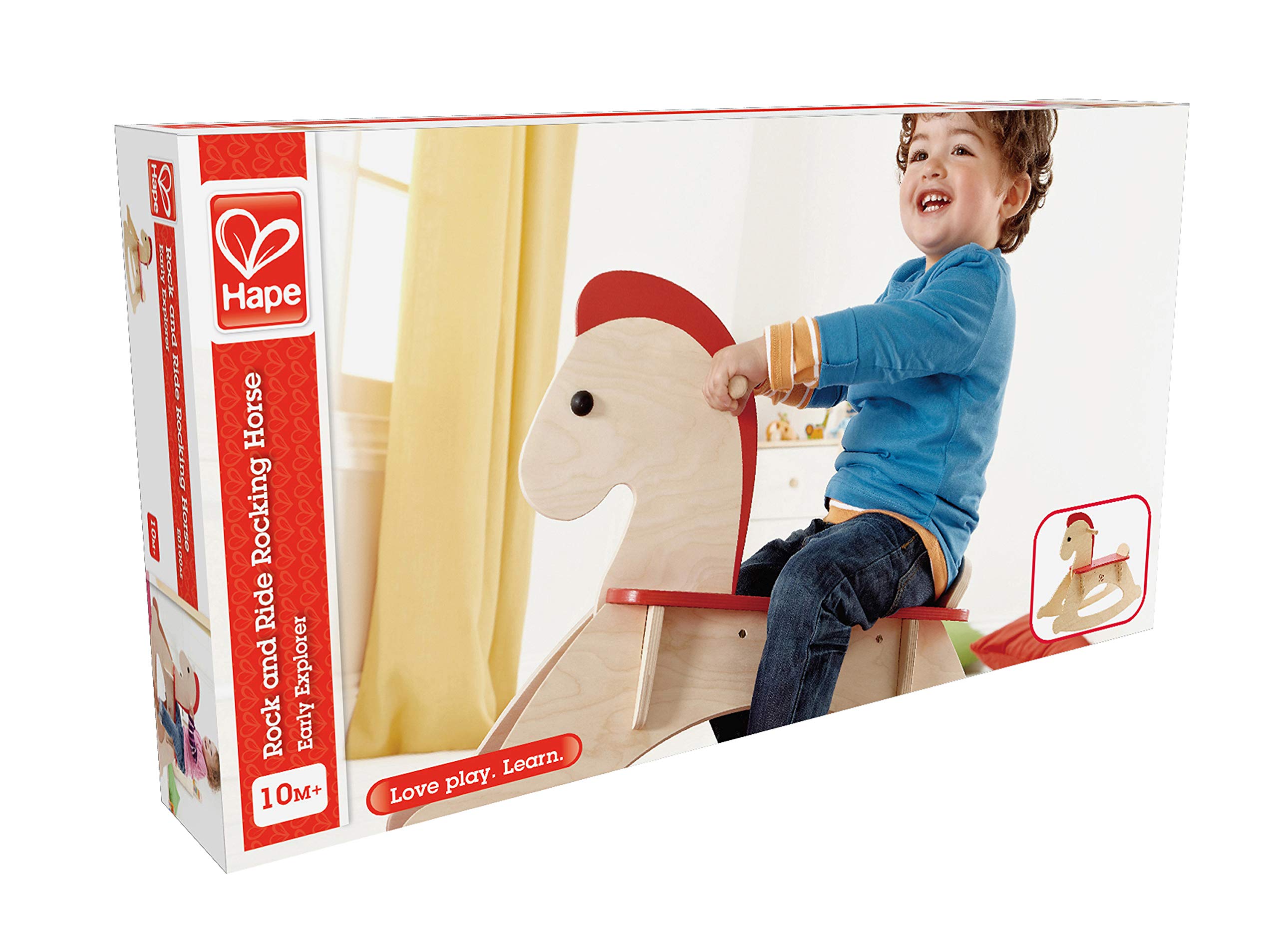 Hape Rock & Ride Wooden Rocking Horse for Toddlers