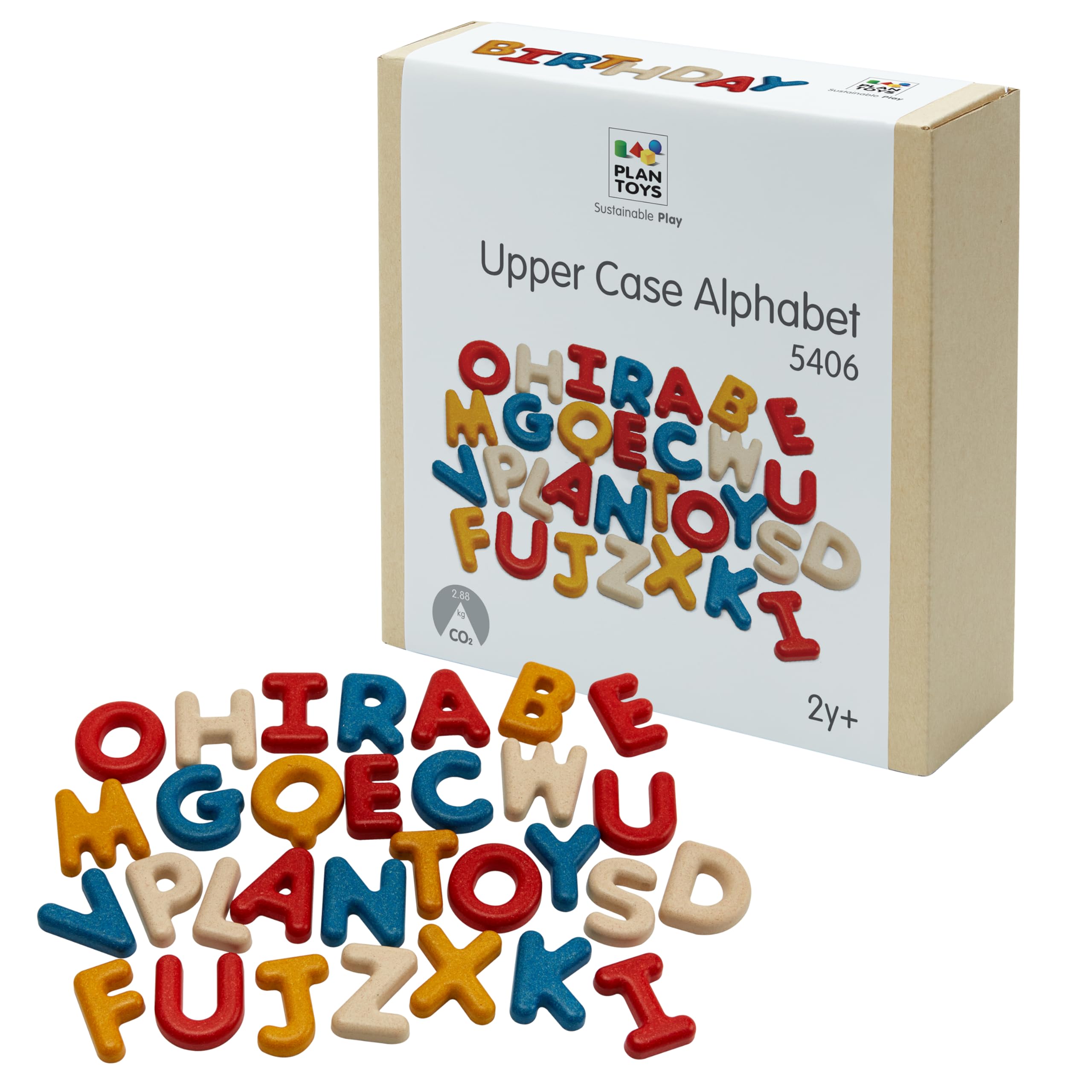 PlanToys Wooden A–Z Alphabet & Hand Sign Learning Toy