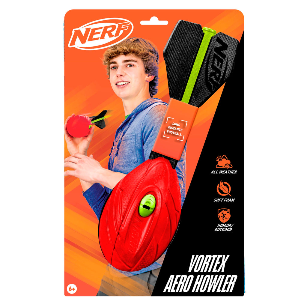 Nerf Vortex Aero Howler Whistling Foam Football 3-Pack