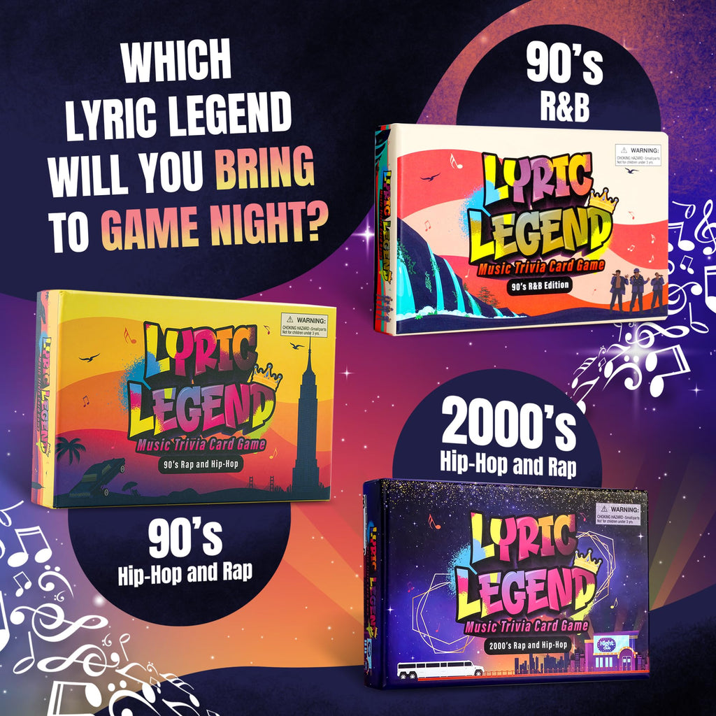 Game That Song: Lyric Legend Music Party Card Game
