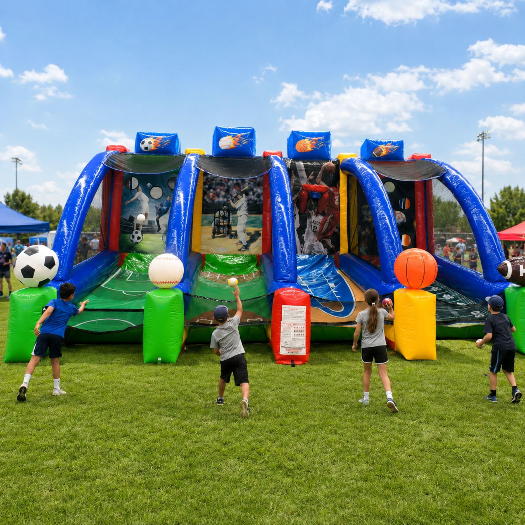TentandTable 4-in-1 Inflatable Toss Game with Blower