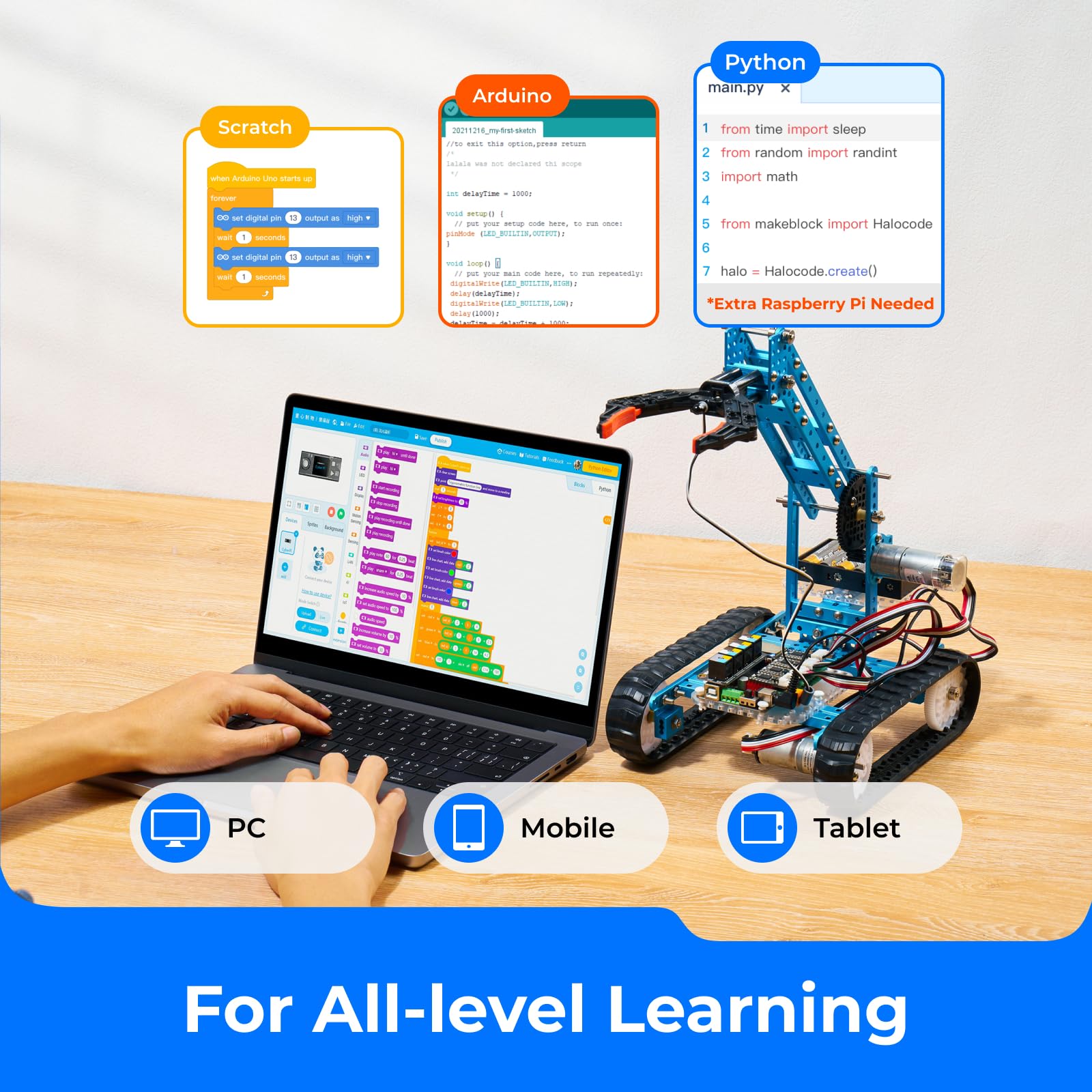 Makeblock Ultimate DIY Robotics & Coding Kit for Kids
