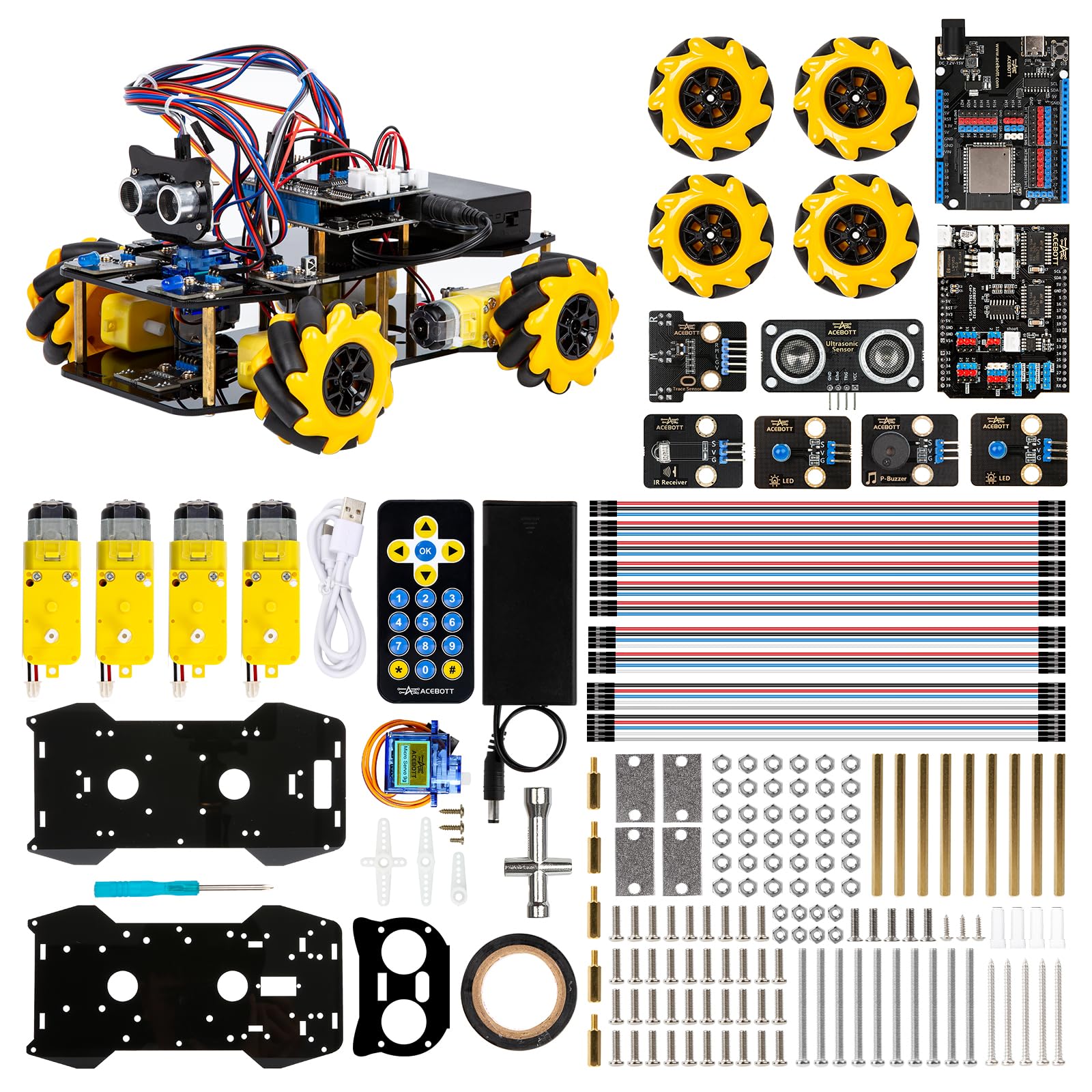 ACEBOTT Arduino-Compatible Smart Robot Car Coding Kit