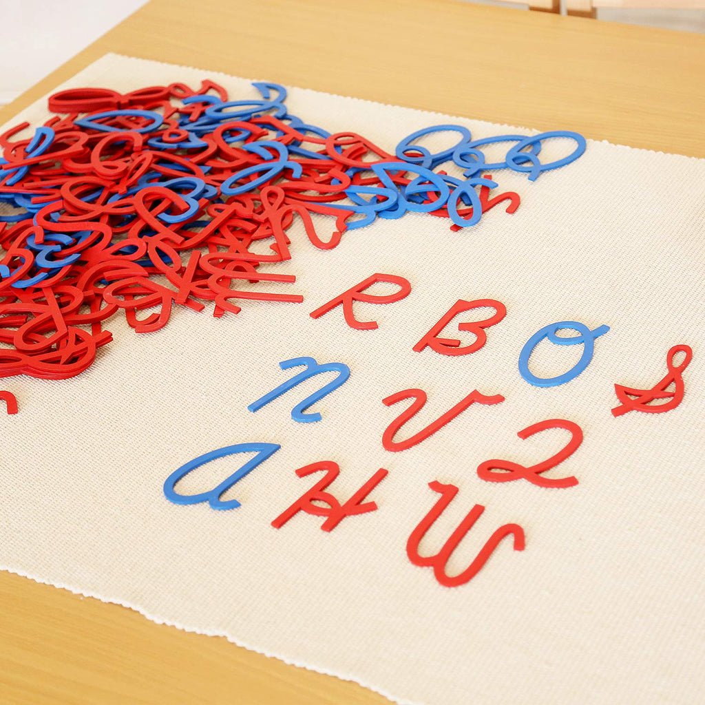 Montessori Movable Capital & Cursive Alphabet Letter Set