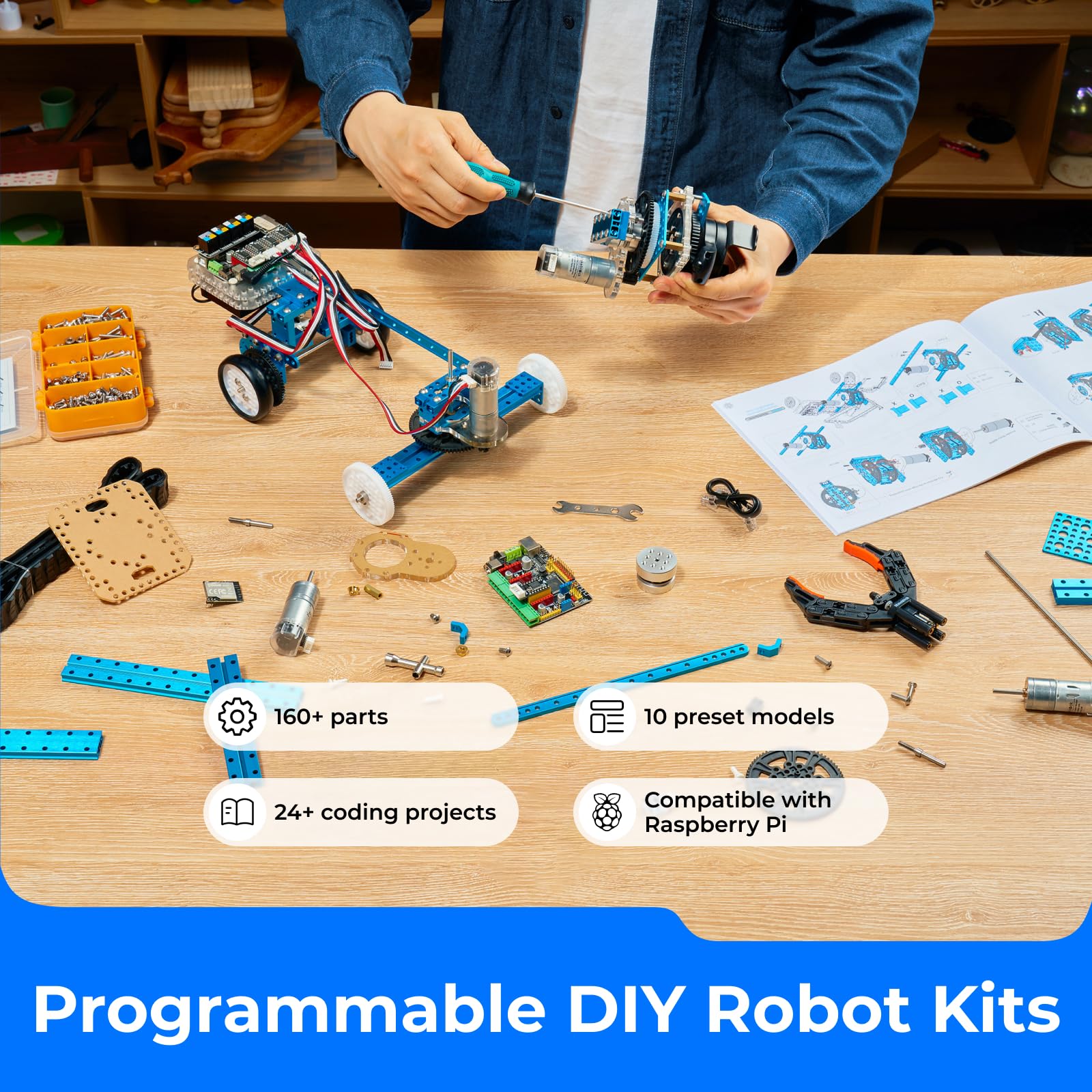 Makeblock Ultimate DIY Robotics & Coding Kit for Kids