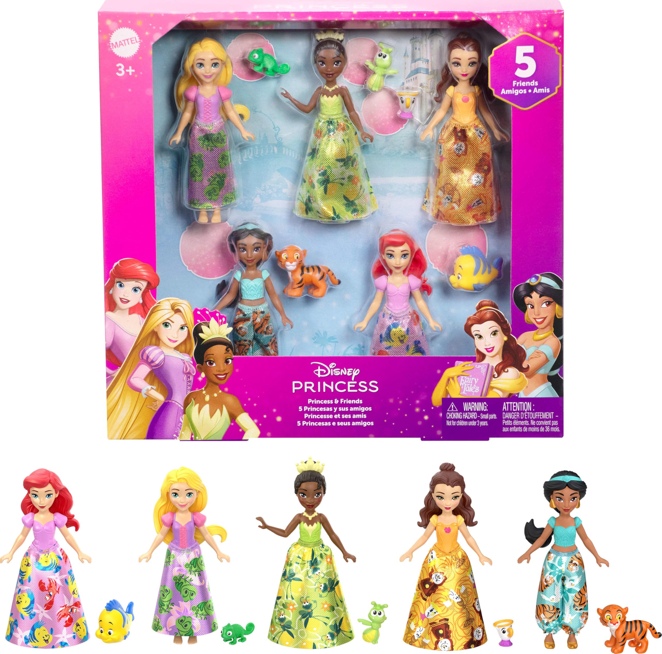 Mattel Disney Princess Doll & Character Playset