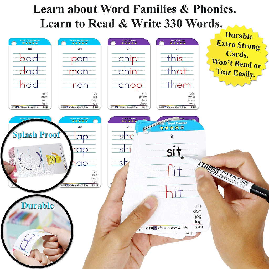 THINK2MASTER Alphabet, Phonics & Math Activity Set